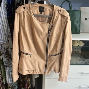 Faux leather jacket